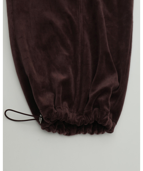 TODAYFUL（トゥデイフル）の「ドロウストリングベロアパンツ（その他パンツ・レディース・パープル/オートミール/キナリ・36inch/38inch）」の19枚目の写真