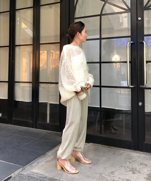 TODAYFUL（トゥデイフル）の「ドロウストリングベロアパンツ（その他