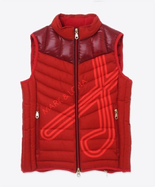 Vest ジャケット アウター Big ダウンベスト セール Women ダウンベスト Mark Lona マークアンドロナ のファッション Rim Vest Down