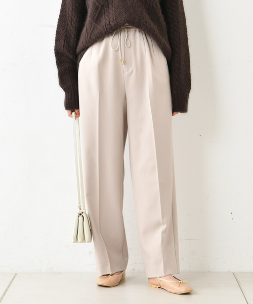 DouDou（ドゥドゥ）の「ドロストイージーパンツ（その他パンツ・レディース・ブラック/ベージュ/ピンク・FREE）」の12枚目の写真