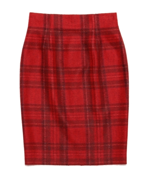 Ray BEAMS（レイビームス）の「O'NEIL OF DUBLIN / ペンシルスカート（スカート・レディース・グレー/レッド・10/8）」の4枚目の写真