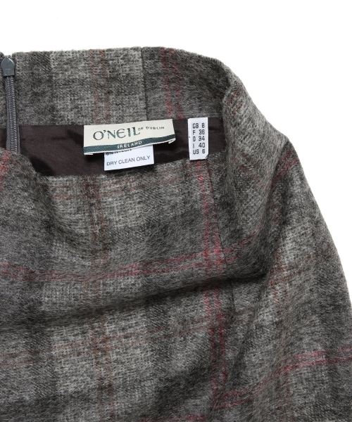 Ray BEAMS（レイビームス）の「O'NEIL OF DUBLIN / ペンシルスカート（スカート・レディース・グレー/レッド・10/8）」の5枚目の写真