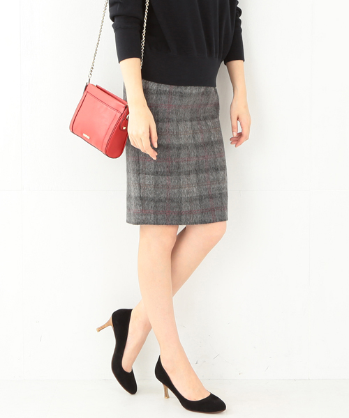 Ray BEAMS（レイビームス）の「O'NEIL OF DUBLIN / ペンシルスカート（スカート・レディース・グレー/レッド・10/8）」の17枚目の写真