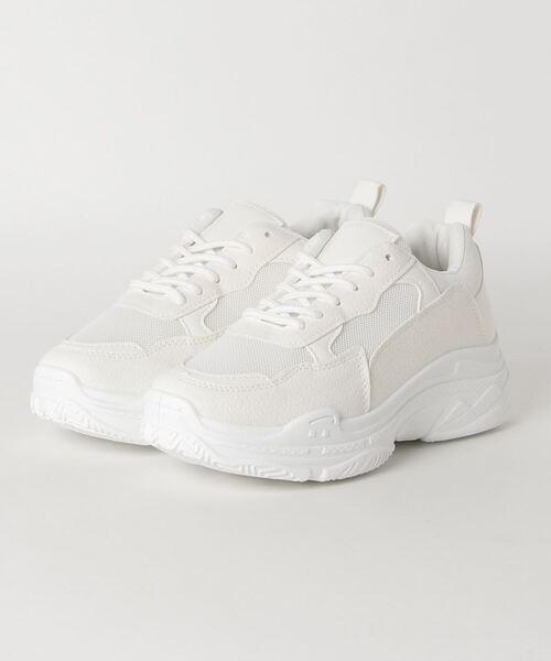 AAA+（サンエープラス）の「AAA / ボリュームソールダッドスニーカー(2387)ホワイトスニーカー（スニーカー・メンズ・ブラック/ブラック×グレー/ホワイト/ベージュ/ブラック×ブラック/その他・44/40/38/39/41/42/43/36/37/35）」の17枚目の写真