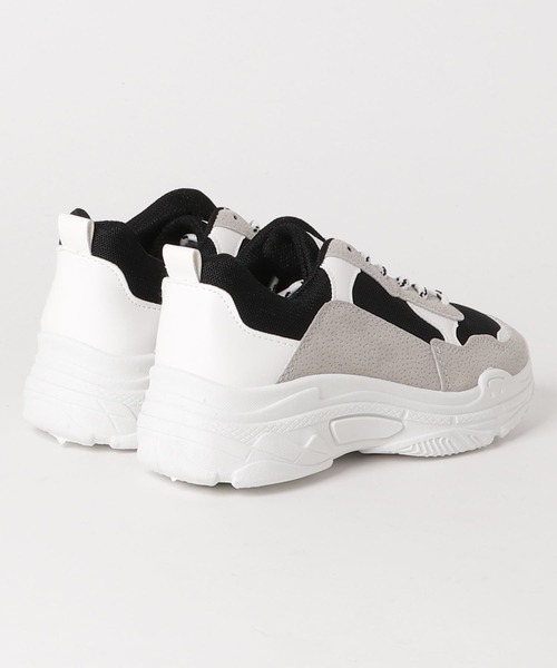 AAA+（サンエープラス）の「AAA / ボリュームソールダッドスニーカー(2387)ホワイトスニーカー（スニーカー・メンズ・ブラック/ブラック×グレー/ホワイト/ベージュ/ブラック×ブラック/その他・44/40/38/39/41/42/43/36/37/35）」の16枚目の写真