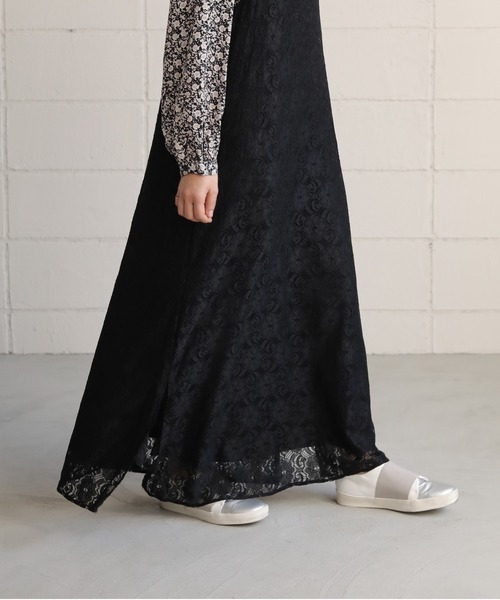 Mysa&Liina（ミーサリーナ）の「レースキャミワンピース（ワンピース・レディース・ブラック/オフホワイト/ピンク・M）」の5枚目の写真