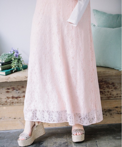 Mysa&Liina（ミーサリーナ）の「レースキャミワンピース（ワンピース・レディース・ブラック/オフホワイト/ピンク・M）」の11枚目の写真