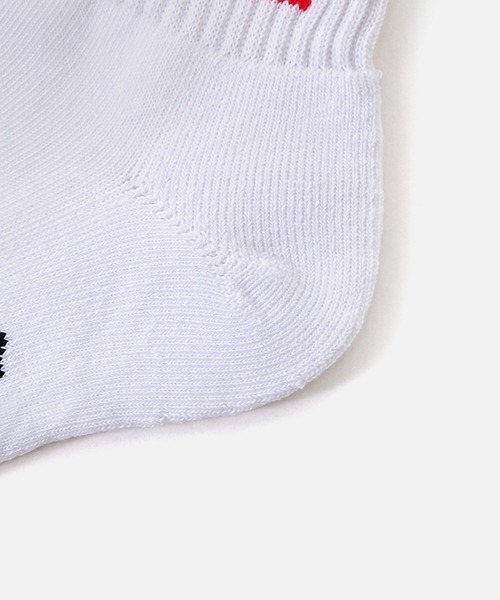 AZUL by moussy（アズールバイマウジー）の「AZUL BOX LOGO LOW CUT SOCKS/アズールボックスロゴロウカットソックス（ソックス/靴下・メンズ・杢グレー/ブラック/ホワイト・FREE）」の6枚目の写真