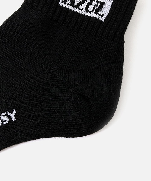 AZUL by moussy（アズールバイマウジー）の「AZUL BOX LOGO LOW CUT SOCKS/アズールボックスロゴロウカットソックス（ソックス/靴下・メンズ・杢グレー/ブラック/ホワイト・FREE）」の11枚目の写真