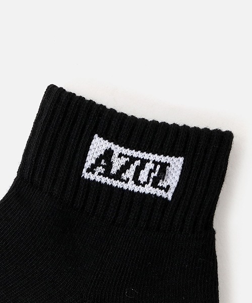 AZUL by moussy（アズールバイマウジー）の「AZUL BOX LOGO LOW CUT SOCKS/アズールボックスロゴロウカットソックス（ソックス/靴下・メンズ・杢グレー/ブラック/ホワイト・FREE）」の12枚目の写真
