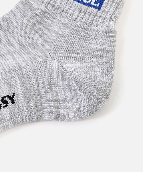 AZUL by moussy（アズールバイマウジー）の「AZUL BOX LOGO LOW CUT SOCKS/アズールボックスロゴロウカットソックス（ソックス/靴下・メンズ・杢グレー/ブラック/ホワイト・FREE）」の16枚目の写真