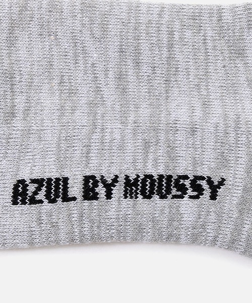 AZUL by moussy（アズールバイマウジー）の「AZUL BOX LOGO LOW CUT SOCKS/アズールボックスロゴロウカットソックス（ソックス/靴下・メンズ・杢グレー/ブラック/ホワイト・FREE）」の18枚目の写真