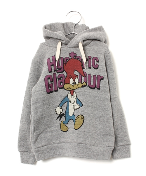 JOEY HYSTERIC（ジョーイヒステリック）の「WW/CRUSH pt プルPK（パーカー・キッズ・グレー/ネイビー/ピンク・SMALL/MEDIUM/X-SMALL）」の2枚目の写真