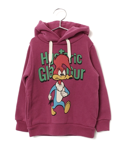 JOEY HYSTERIC（ジョーイヒステリック）の「WW/CRUSH pt プルPK（パーカー・キッズ・グレー/ネイビー/ピンク・SMALL/MEDIUM/X-SMALL）」の3枚目の写真