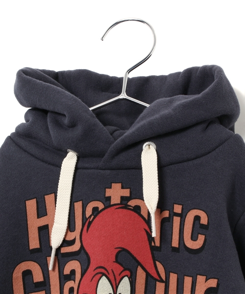 JOEY HYSTERIC（ジョーイヒステリック）の「WW/CRUSH pt プルPK（パーカー・キッズ・グレー/ネイビー/ピンク・SMALL/MEDIUM/X-SMALL）」の5枚目の写真