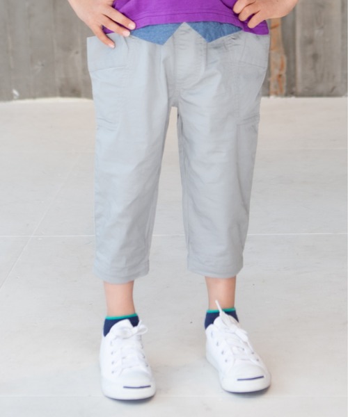 RAGMART(ラグマート)の「サイドポケットパンツ 7分丈(その他パンツ・キッズ・ネイビー/カーキ/グレー・120cm/130cm/110cm/100cm)」の3枚目の写真