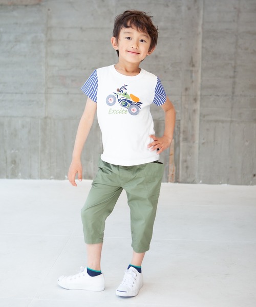 RAGMART(ラグマート)の「サイドポケットパンツ 7分丈(その他パンツ・キッズ・ネイビー/カーキ/グレー・120cm/130cm/110cm/100cm)」の13枚目の写真