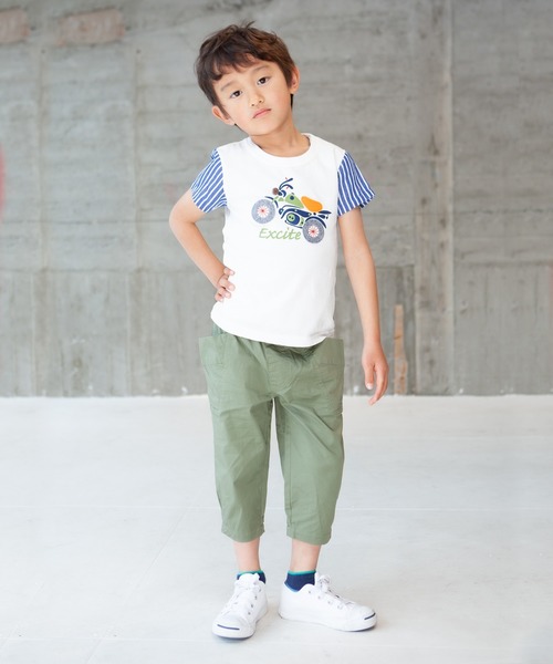 RAGMART(ラグマート)の「サイドポケットパンツ 7分丈(その他パンツ・キッズ・ネイビー/カーキ/グレー・120cm/130cm/110cm/100cm)」の11枚目の写真