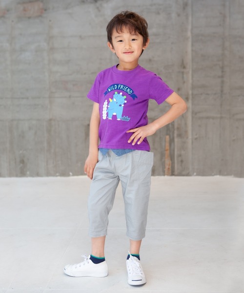 RAGMART(ラグマート)の「サイドポケットパンツ 7分丈(その他パンツ・キッズ・ネイビー/カーキ/グレー・120cm/130cm/110cm/100cm)」の9枚目の写真