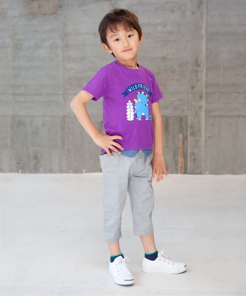 RAGMART(ラグマート)の「サイドポケットパンツ 7分丈(その他パンツ・キッズ・ネイビー/カーキ/グレー・120cm/130cm/110cm/100cm)」の6枚目の写真