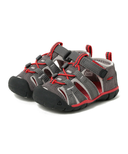 こども ビームス(コドモビームス)の「KEEN / SeacampIITO 20(12.5~14.5cm)(サンダル・キッズ・チャコールグレー/ライトグレー/レッド系その他4/その他・13.5/14.5/12.5)」の2枚目の写真