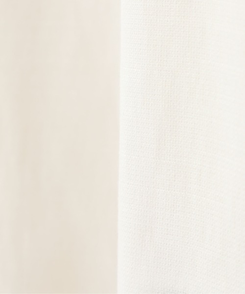 STUDIOUS（ステュディオス）の「【STUDIOUS】ELASTICリネン バスケット レギュラーカラーシャツ（シャツ/ブラウス・メンズ・ホワイト/ブラック/ブラウン・1/2/3）」の10枚目の写真