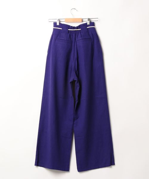 PAGEBOY(ページボーイ)の「リネンレーヨンロープベルトパンツ(その他パンツ・レディース・ブラック/パープル/ライム/グレイッシュベージュ/グリーン系その他・FREE)」の11枚目の写真