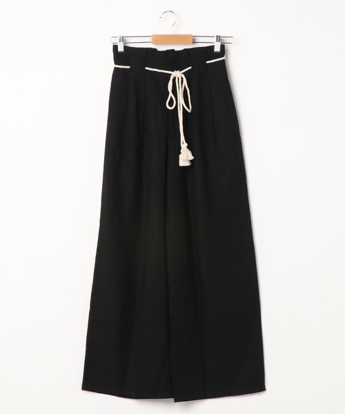 PAGEBOY(ページボーイ)の「リネンレーヨンロープベルトパンツ(その他パンツ・レディース・ブラック/パープル/ライム/グレイッシュベージュ/グリーン系その他・FREE)」の21枚目の写真