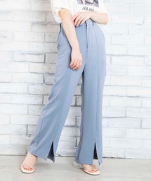 DuKKah | WEGO/【148cm基準・低身長向け】【セットアップ対応商品】センタースリットパンツ(スラックス)