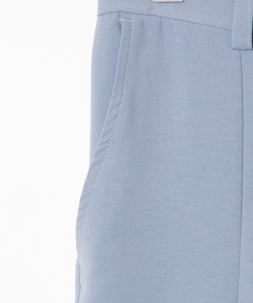 DuKKah（デュカ）の「dukkah/【148cm基準・低身長向け】【セットアップ対応商品】センタースリットパンツ（スラックス・レディース・ブラウン/サックスブルー・X-SMALL）」の14枚目の写真