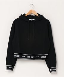 MSGM | MSGM（エムエスジーエム）裾ロゴラインプルパーカー(パーカー)