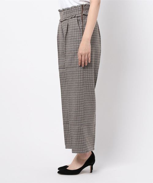 flower（フラワー）の「レディフリルパンツ（その他パンツ・レディース・ベージュ/ブラウン/ピンク・FREE）」の4枚目の写真