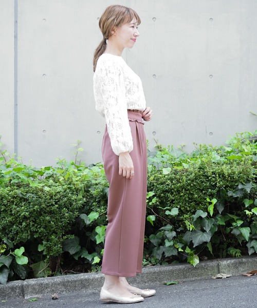 flower（フラワー）の「レディフリルパンツ（その他パンツ・レディース・ベージュ/ブラウン/ピンク・FREE）」の22枚目の写真