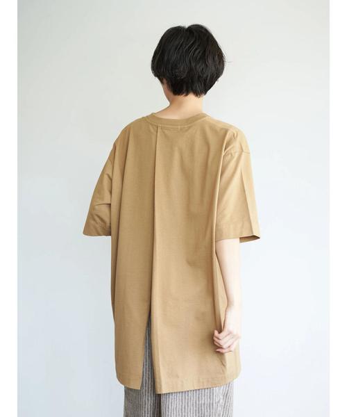 AMERICAN HOLIC（アメリカンホリック）の「バックスリットカットチュニック ＊（Tシャツ/カットソー・レディース・ブラック/ブラウン/グレー/アイボリー/キャメル・FREE）」の20枚目の写真