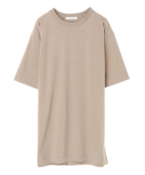 AMERICAN HOLIC（アメリカンホリック）の「バックスリットカットチュニック ＊（Tシャツ/カットソー・レディース・ブラック/ブラウン/グレー/アイボリー/キャメル・FREE）」の11枚目の写真