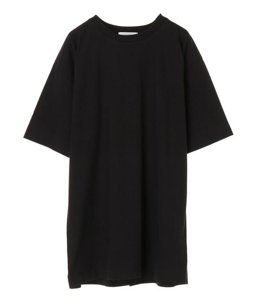 AMERICAN HOLIC（アメリカンホリック）の「バックスリットカットチュニック ＊（Tシャツ/カットソー・レディース・ブラック/ブラウン/グレー/アイボリー/キャメル・FREE）」の10枚目の写真
