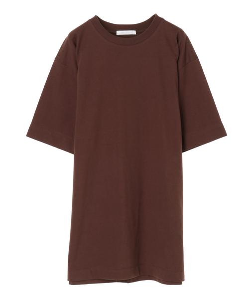 AMERICAN HOLIC（アメリカンホリック）の「バックスリットカットチュニック ＊（Tシャツ/カットソー・レディース・ブラック/ブラウン/グレー/アイボリー/キャメル・FREE）」の9枚目の写真