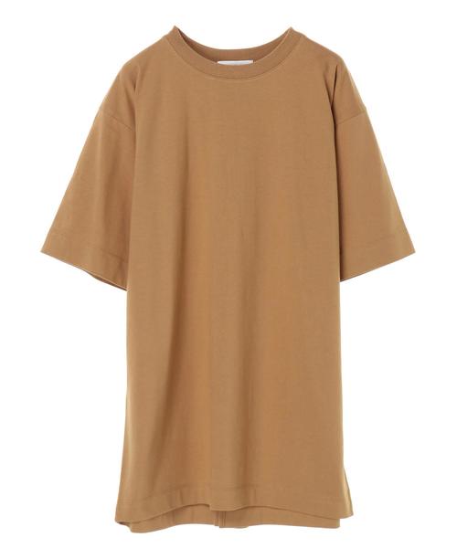 AMERICAN HOLIC（アメリカンホリック）の「バックスリットカットチュニック ＊（Tシャツ/カットソー・レディース・ブラック/ブラウン/グレー/アイボリー/キャメル・FREE）」の8枚目の写真