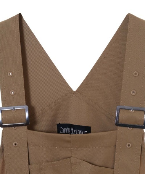 Candy Stripper（キャンディストリッパー）の「GOOD DAYS CHECK PLEATS　ジャンパースカート（ジャンパースカート・レディース・ブラック/ベージュ/ネイビー・2/1）」の8枚目の写真