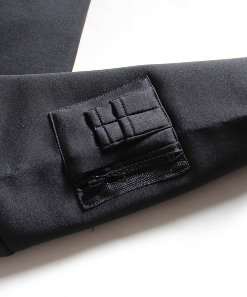 THE CASUAL（カジュアル）の「ビッグシルエット MA-1 ジャケット 裾リプ パンツ セットアップ サンドイッチダンボール キッズ（MA-1・キッズ・カーキ/ベージュ/ブラック/ネイビー・130cm/120cm/160cm/140cm/150cm/110cm）」の9枚目の写真