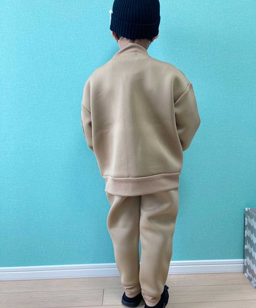 THE CASUAL（カジュアル）の「ビッグシルエット MA-1 ジャケット 裾リプ パンツ セットアップ サンドイッチダンボール キッズ（MA-1・キッズ・カーキ/ベージュ/ブラック/ネイビー・130cm/120cm/160cm/140cm/150cm/110cm）」の20枚目の写真