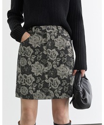 【Fano Studios】Floral short skirt FD20B003
