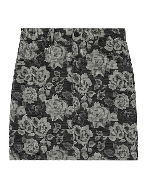 Fano Studios(ファノ ストゥディオズ)の「【Fano Studios】Floral short skirt FD20B003(スカート・レディース・ブラック・S/M/L)」の8枚目の写真