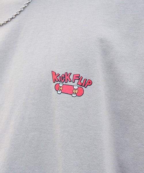 T/T様 オーダー用ページ T-BOXT-SLITS-R8 T-shirt with patch detail｜グレー｜メンズ