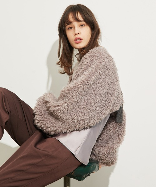 セール】【LA BELLE ETUDE】ボリュームファーチョーカーボレロ