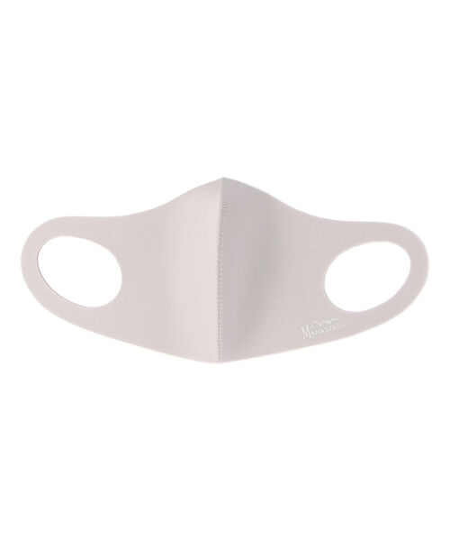 MANASTASH(マナスタッシュ)の「MANASTASH/マナスタッシュ NANO SILVER FACE MASK ナノシルバーフェイスマスク(マスク・レディース・ホワイト/ブラック/ベージュ・MEDIUM/LARGE)」の1枚目の写真