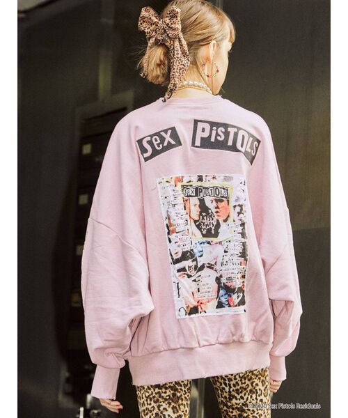 jouetie(ジュエティ)の「Sex Pistols コラボプルオーバー(スウェット・レディース・アイボリー/ブラック/ピンク・MEDIUM)」の14枚目の写真