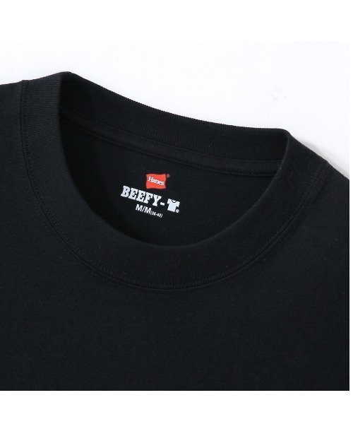 HANES(ヘインズ)の「HANES/ヘインズ BEEFY-T 半袖TEE Tシャツ 2XLサイズ~3XLサイズ H5180L(Tシャツ/カットソー・メンズ・ホワイト/ブラック・XXX-LARGE/XXL)」の11枚目の写真