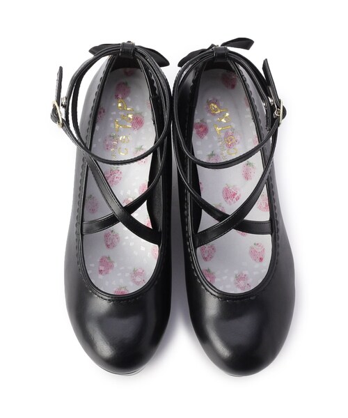 cs T&P（シーエスティーアンドピー）の「バックリボンパンプス（パンプス・レディース・ベージュ/レッド系1/ブラック/ホワイト・L/S/LL/M）」の9枚目の写真