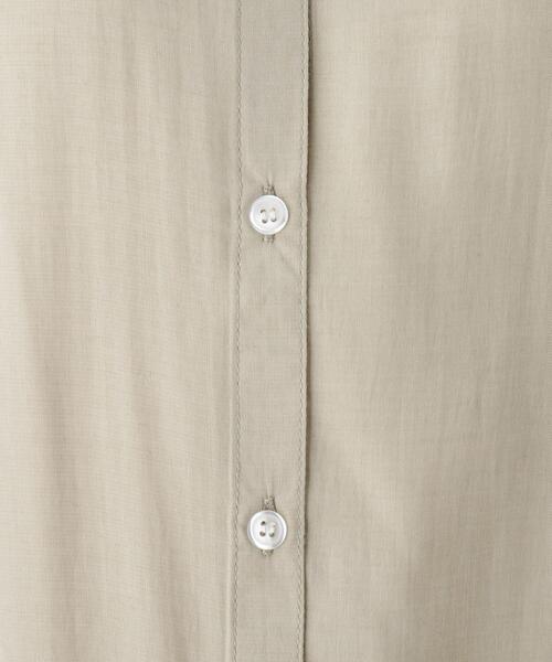 SHOO・LA・RUE（シューラルー）の「◆【S-3L】シアードルマンシャツ（シャツ/ブラウス・レディース・チャコールグレー/ライトブルー/ダークグリーン/ベージュ/イエロー系その他・01/04/05/03/02）」の19枚目の写真